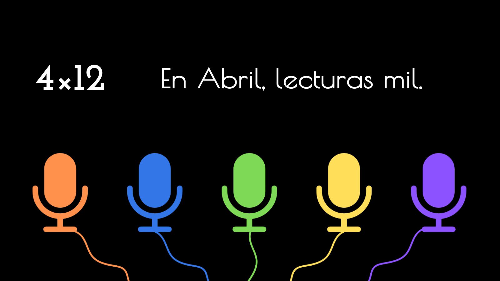 4×12 – En Abril, lecturas mil.